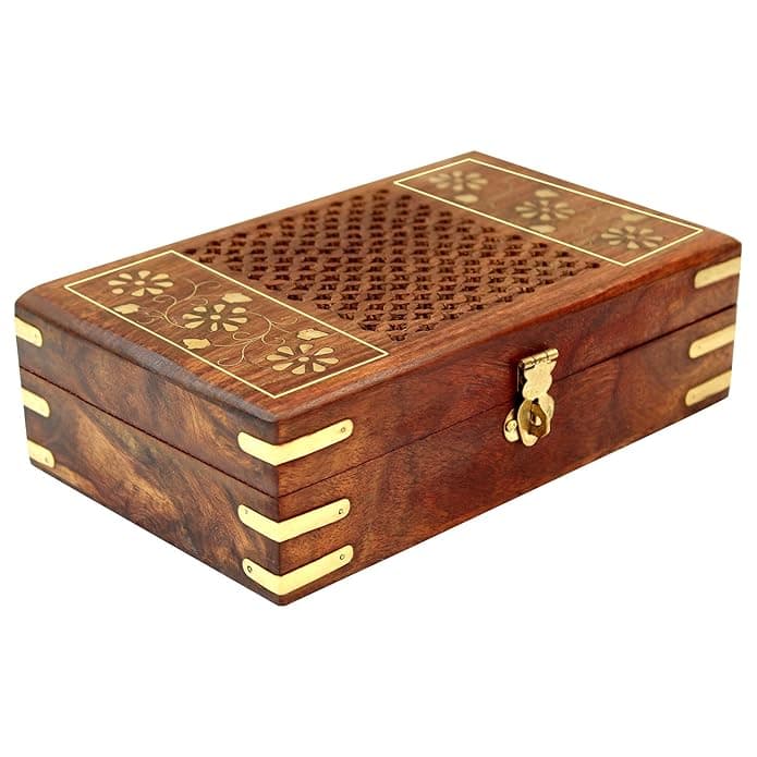 Walnut Wood Jewellery Box