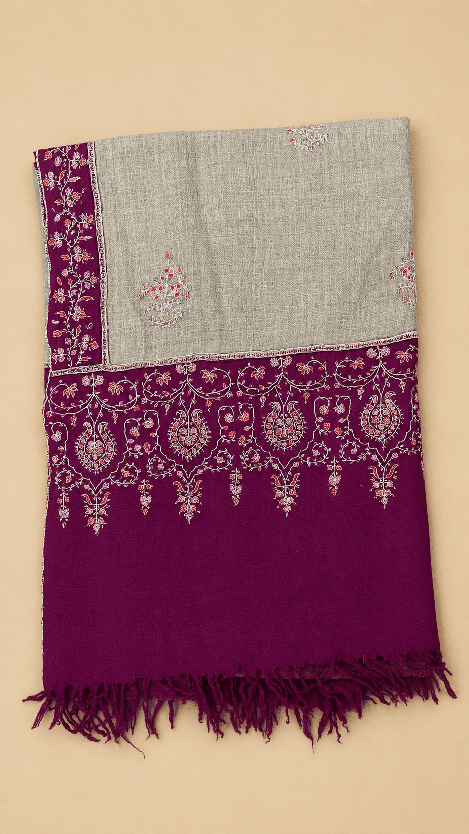 Dordar Booti Pashmina Shawl