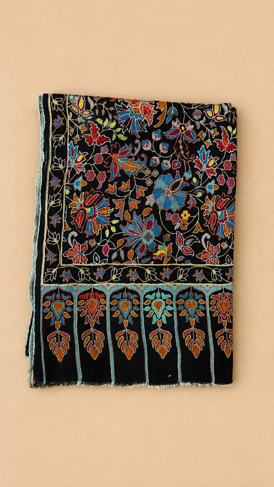 Kalamkari Pashmina Shawl