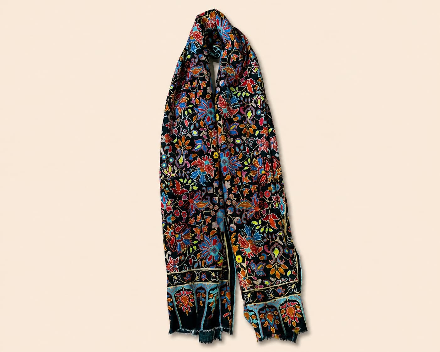 Kalamkari Pashmina Shawl