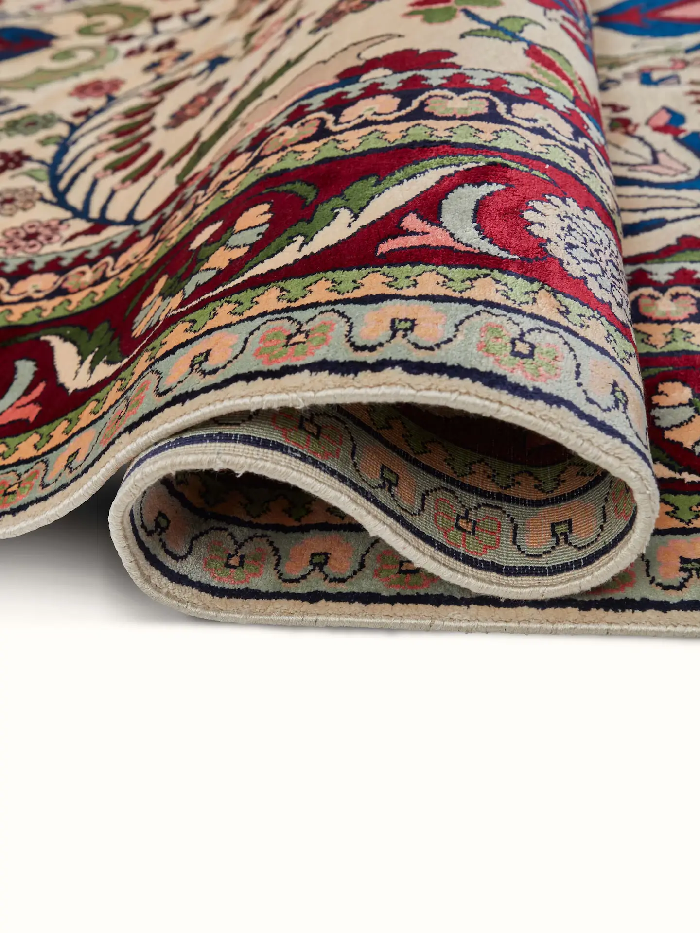 Kashmiri Silk Carpet
