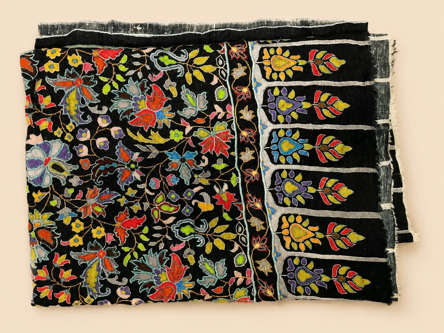 Kalamkari Pashmina Shawl