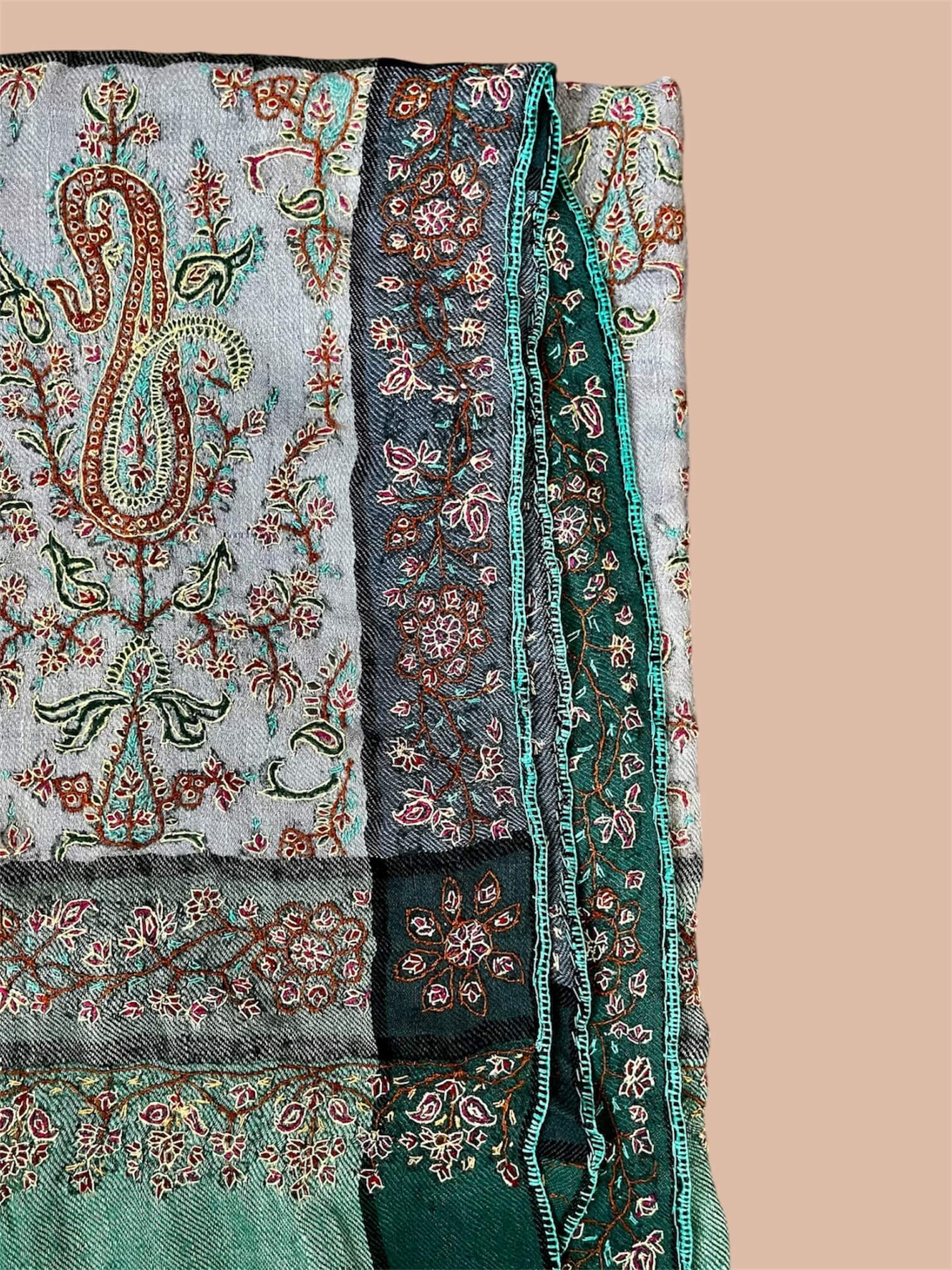 Double Shaded Palla, Pashmina Shawl