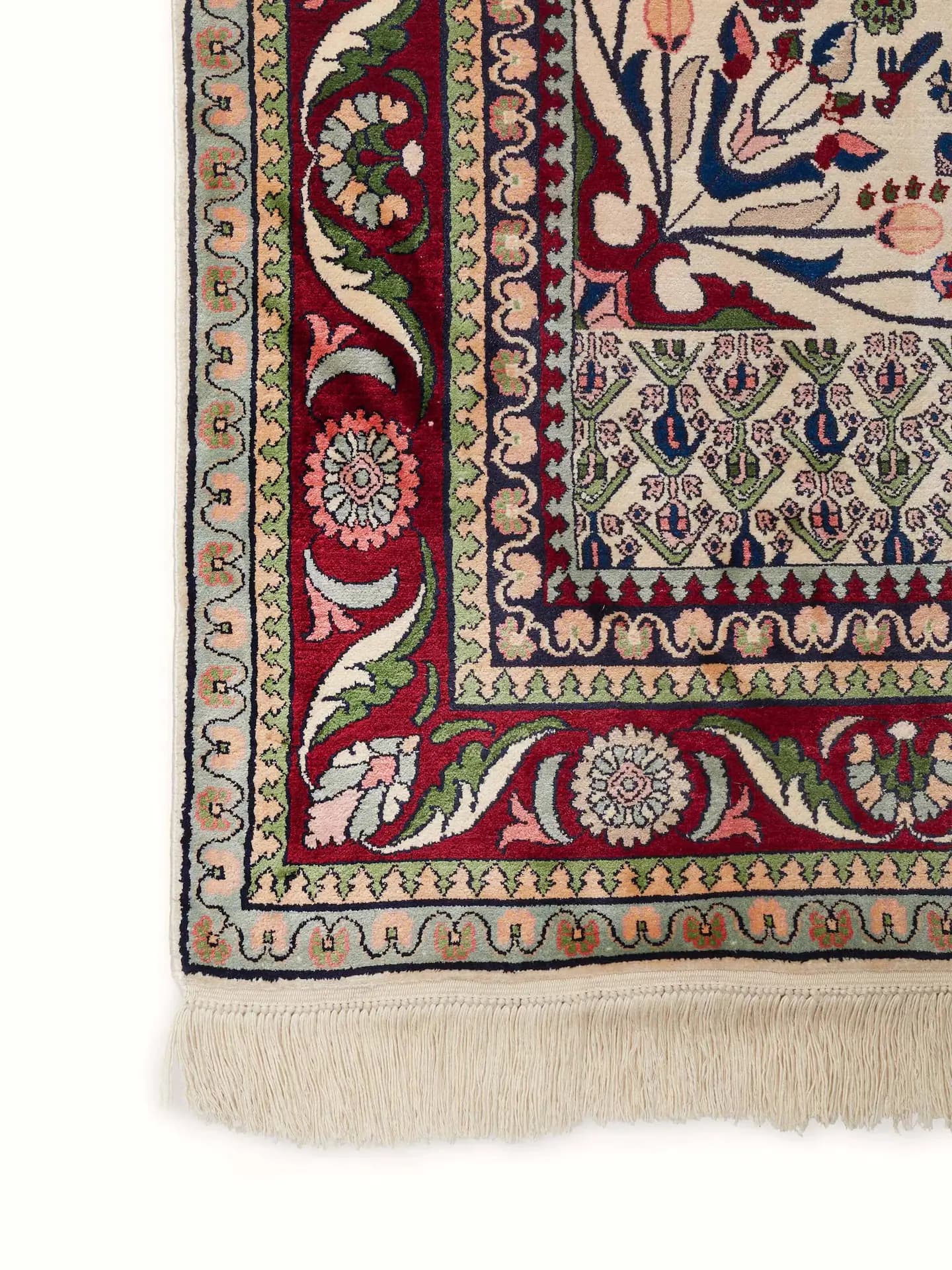 Kashmiri Silk Carpet