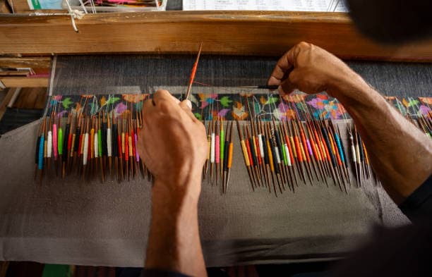 Shabir Ahmad Dar's studio