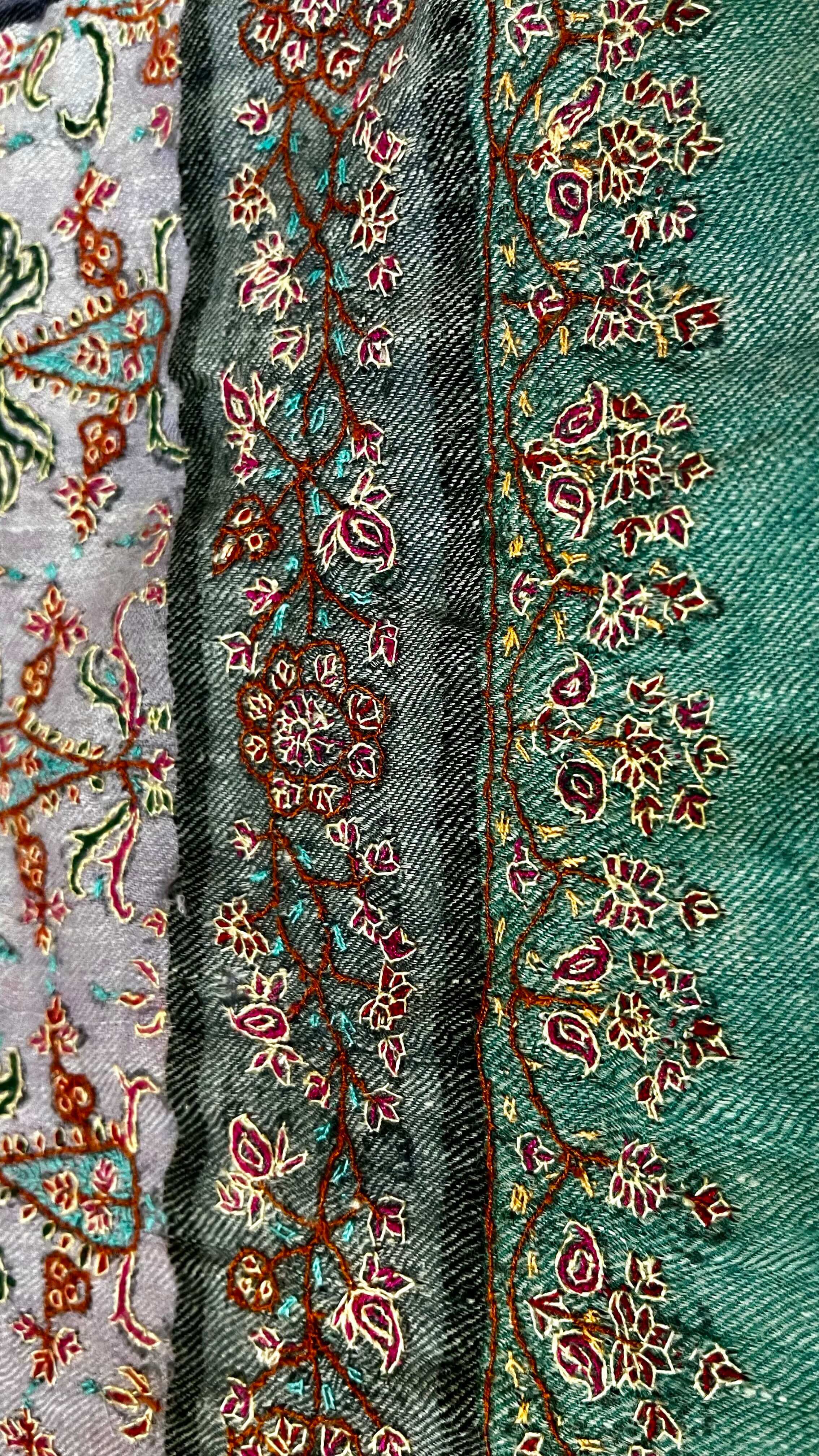 Double Shaded Palla, Pashmina Shawl